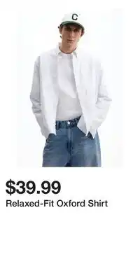 H&M Relaxed-Fit Oxford Shirt offer