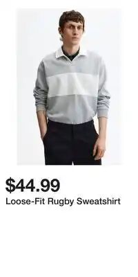 H&M Loose-Fit Rugby Sweatshirt offer