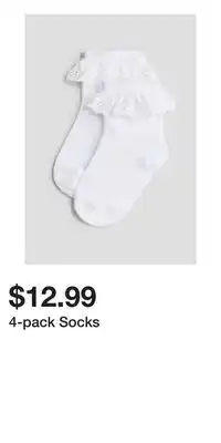 H&M 4-pack Socks offer