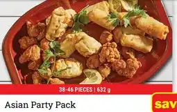 M & M Food Market Asian Party Pack offer