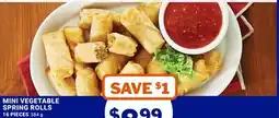 M & M Food Market MINI VEGETABLE SPRING ROLLS offer