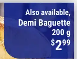 M & M Food Market Demi Baguette offer