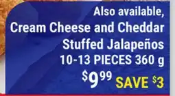 M & M Food Market Cream Cheese and Cheddar Stuffed Jalapeños offer