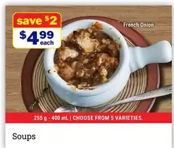M & M Food Market French Onion Soups offer