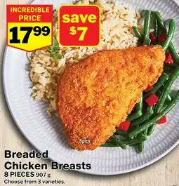 M & M Food Market Breaded Chicken Breasts offer
