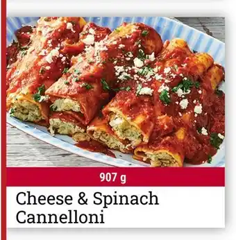 M & M Food Market Cheese & Spinach Cannelloni offer