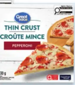 Walmart Great Value thin crust frozen pizza offer