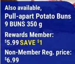 M & M Food Market Pull-apart Potato Buns offer