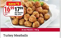 M & M Food Market Turkey Meatballs offer