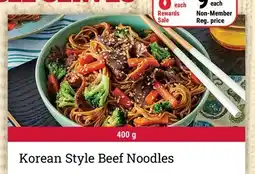 M & M Food Market Korean Style Beef Noodles offer