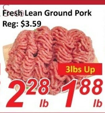 Fresh Win Foodmart Fresh Lean Ground Pork offer