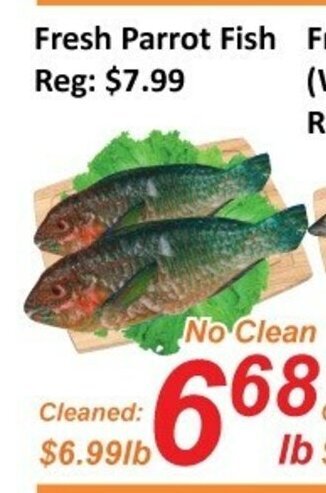 Fresh Win Foodmart Fresh Parrot Fish offer