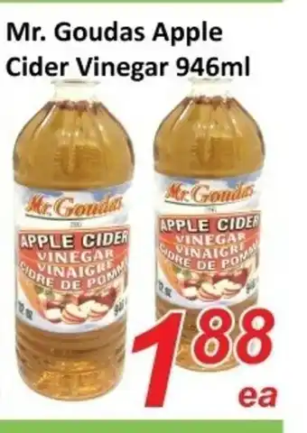 Fresh Win Foodmart Mr Goudas Apple Cider Vinegar 946ml offer