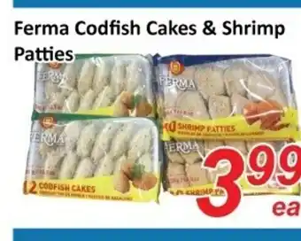 Fresh Win Foodmart Ferma Codfish Cakes & Shrimp offer