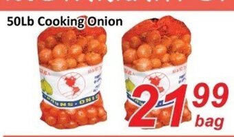 Fresh Win Foodmart 50Lb Cooking Onion offer