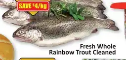 Starsky Fresh Whole Rainbow Trout Cleaned offer