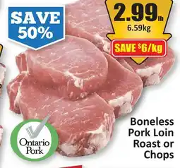 Starsky Boneless Pork Loin Roast or Chops offer