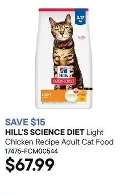 Petvalu Light Chicken Recipe Adult Cat Food offer