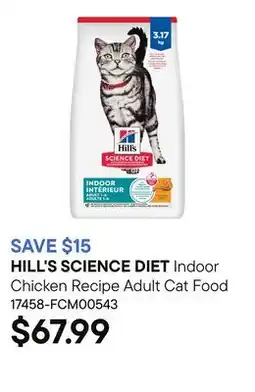 Petvalu Indoor Chicken Recipe Adult Cat Food offer