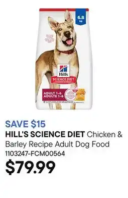 Petvalu Chicken & Barley Recipe Adult Dog Food offer