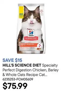 Petvalu Specialty Perfect Digestion Chicken, Barley & Whole Oats Recipe Cat Food offer