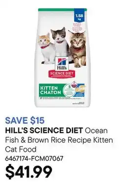 Petvalu Ocean Fish & Brown Rice Recipe Kitten Cat Food offer