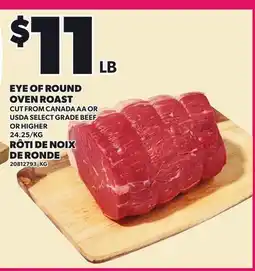 Independent City Market EYE OF ROUND OVEN ROAST offer