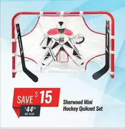 Hockey Life SHERWOOD MINI HOCKEY QUIKNET SET offer