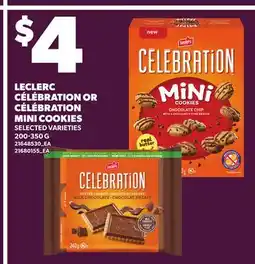 Independent City Market LECLERC CÉLÉBRATION OR CÉLÉBRATION MINI COOKIES offer
