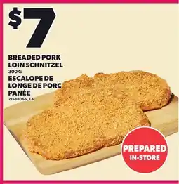 Independent City Market BREADED PORK LOIN SCHNITZEL offer