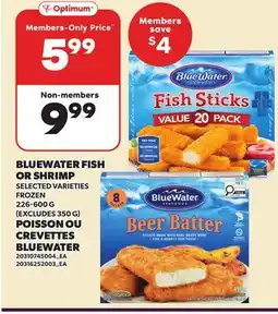 Independent City Market BLUEWATER FISH OR SHRIMP offer