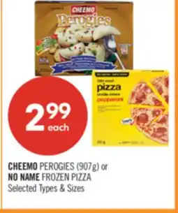 Shoppers Drug Mart CHEEMO PEROGIES (907g) or NO NAME FROZEN PIZZA offer