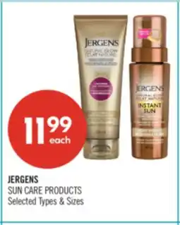 Shoppers Drug Mart JERGENS SUN CARE PRODUCTS offer