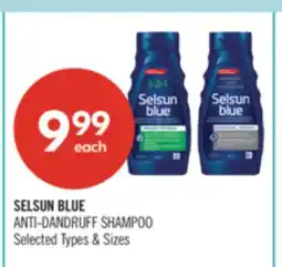 Shoppers Drug Mart SELSUN BLUE ANTI-DANDRUFF SHAMPOO offer