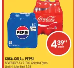 Shoppers Drug Mart COCA-COLA or PEPSI BEVERAGES offer