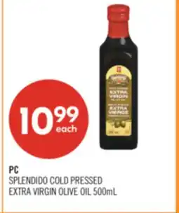 Shoppers Drug Mart PC SPLENDIDO COLD PRESSED EXTRA VIRGIN OLIVE OIL offer