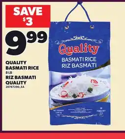 Independent City Market QUALITY BASMATI RICE, 8 LB offer