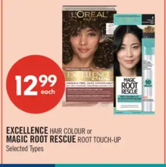 Shoppers Drug Mart EXCELLENCE HAIR COLOUR or MAGIC ROOT RESCUE ROOT TOUCH-UP offer