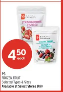 Shoppers Drug Mart PC FROZEN FRUIT offer