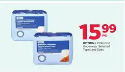 Rexall OPTION+ Protective Underwear offer