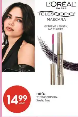 Shoppers Drug Mart L'ORÉAL TELESCOPIC MASCARA offer
