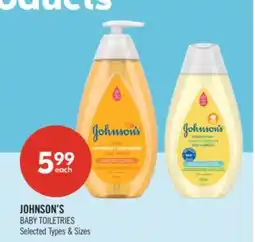 Shoppers Drug Mart JOHNSON'S BABY TOILETRIES offer