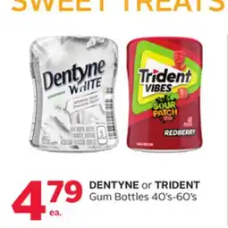 Rexall DENTYNE or TRIDENT Gum Bottles offer