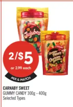 Shoppers Drug Mart CARNABY SWEET GUMMY CANDY offer