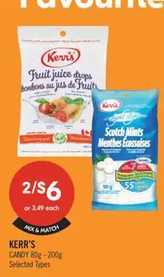 Shoppers Drug Mart KERR'S CANDY offer