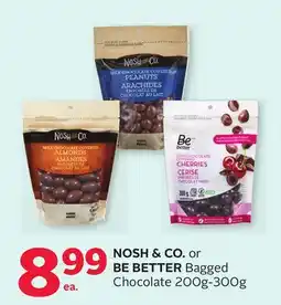 Rexall NOSH & CO. or BE BETTER Bagged Chocolate offer