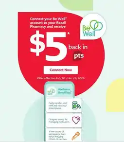 Rexall Be Well offer