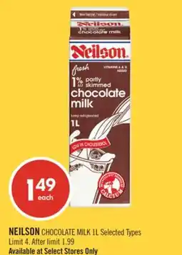 Shoppers Drug Mart Neilson Chocolate Milk offer
