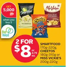 Rexall SMARTFOOD 170g-220g, CHEETOS 180g-310g or MISS VICKIE'S 200g-220g offer