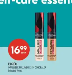 Shoppers Drug Mart L'ORÉAL INFALLIBLE FULL WEAR 24H CONCEALER offer